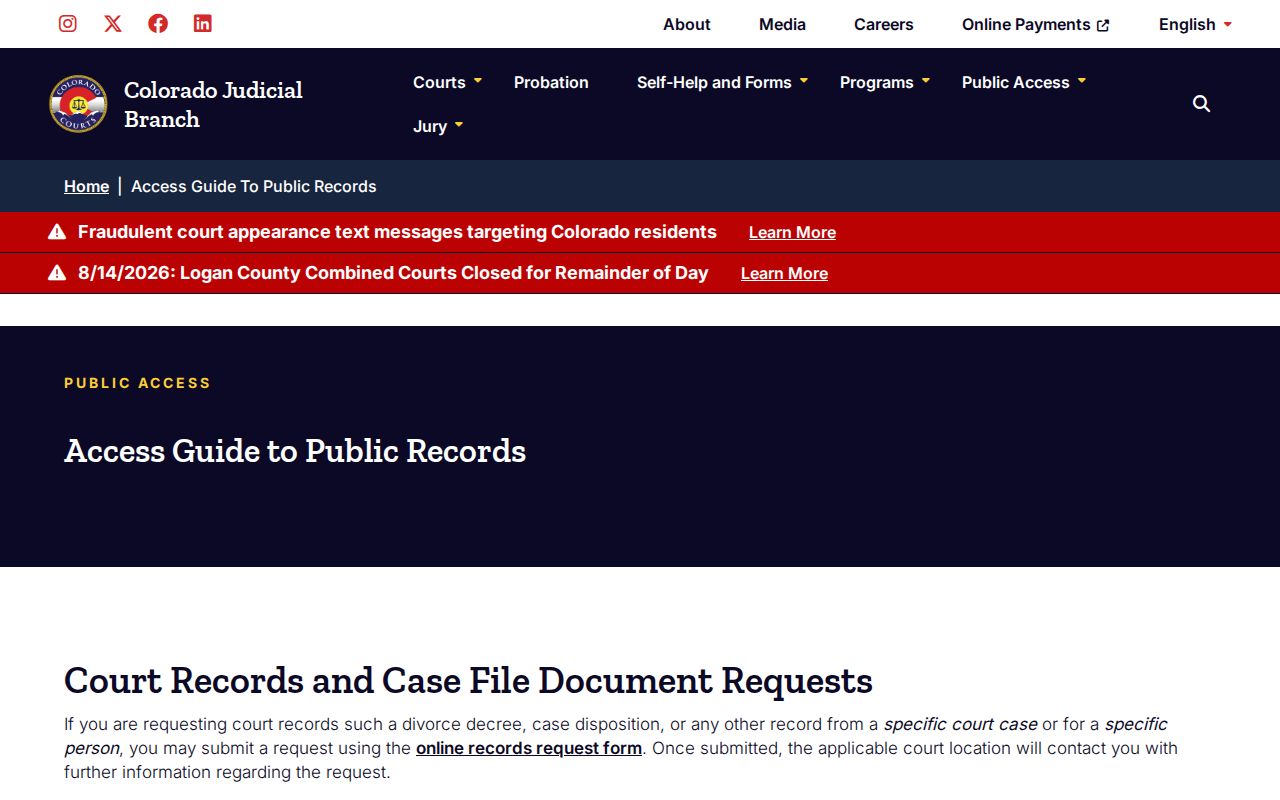 Kiowa County court docket public access guide