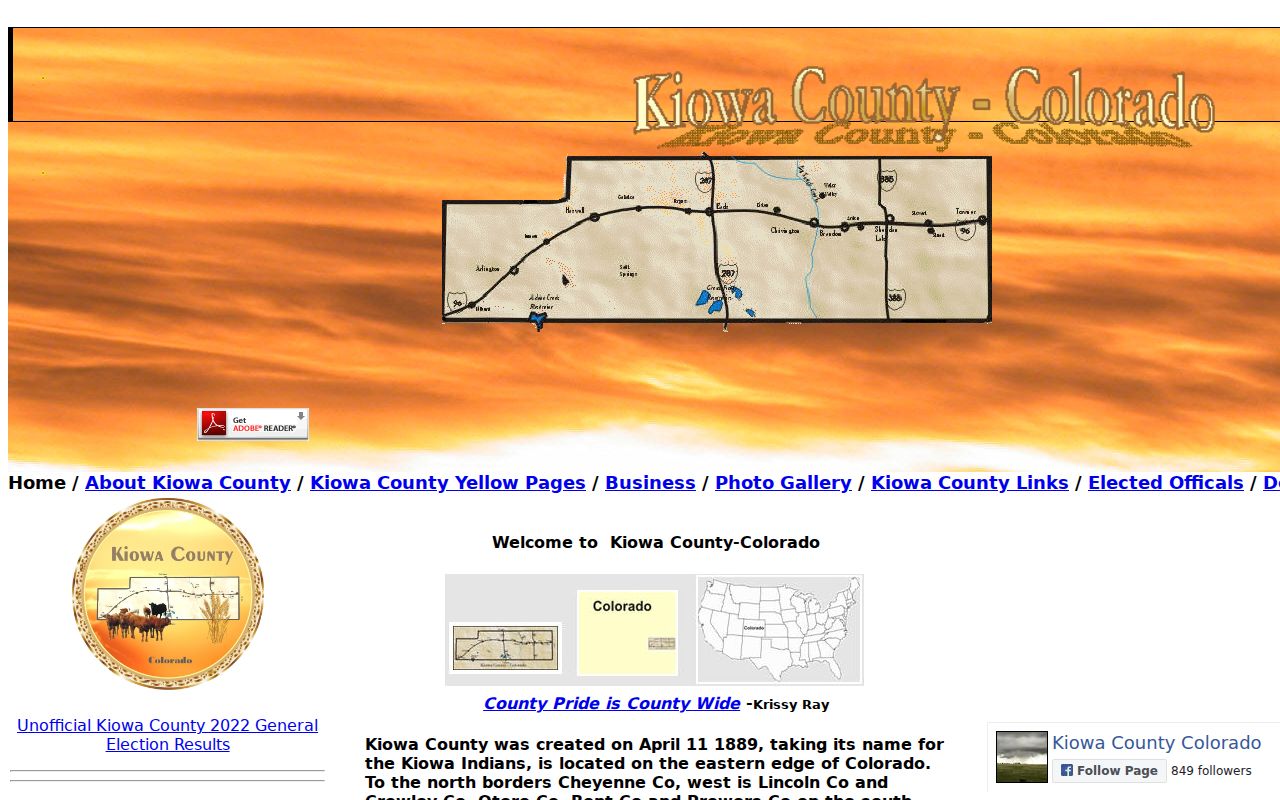 Sheridan Lake court records and Kiowa County government context