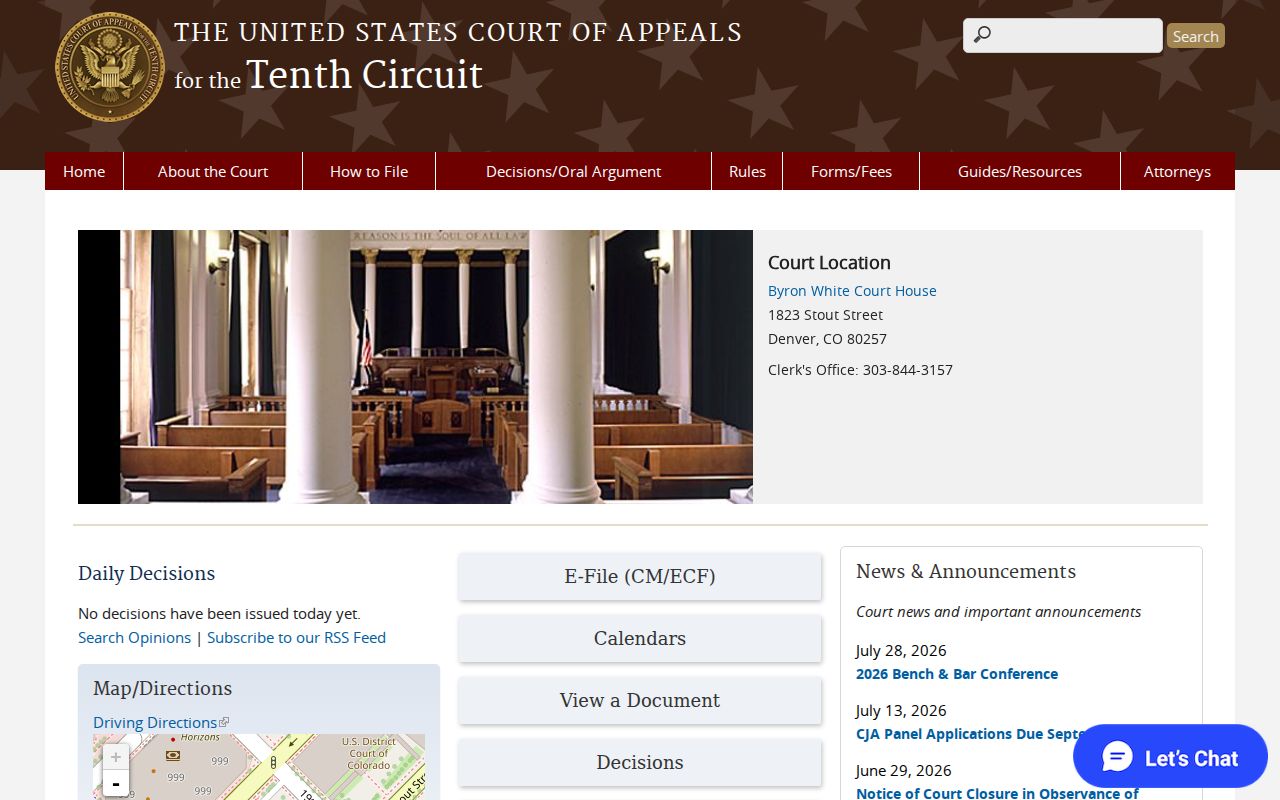 Federal Tenth Circuit system separate from Kiowa County traffic court records